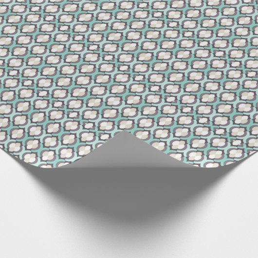 Papier Cadeau Tourquoise Moroccan Pattern (Coin)