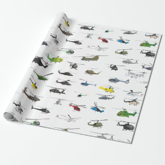 Papier Cadeau Tous les hélicoptères