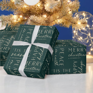 Papier Cadeau Tous les voeux de vacances personnalisés