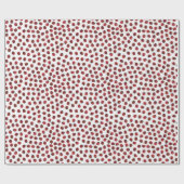 Papier Cadeau Tout autour des Ladybugs rouges modernes (Plat)