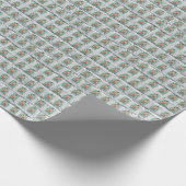 Papier Cadeau Tout ce dont j'ai besoin est Yoga et Yarne Phrase (Coin)