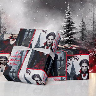 Papier Cadeau Tout Ce Que Je Veux Pour Noël, C'Est Vous, Vampire