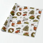 Papier Cadeau Tout ce qui est Noël (Déroulé)