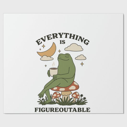 Papier Cadeau Tout est Figurable (Plat)