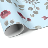 Papier Cadeau Tout est Rosie (Coin rond)