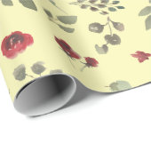 Papier Cadeau Tout est Rosie (Coin rond)