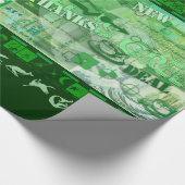 Papier Cadeau Tout est vert Devenez écolo St Patrick Wrapping (Coin)