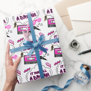 Papier Cadeau Tout était un Hip hop de rêve Anniversaire ou Baby