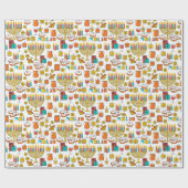 Papier Cadeau Tout Hanukkah (Plat)