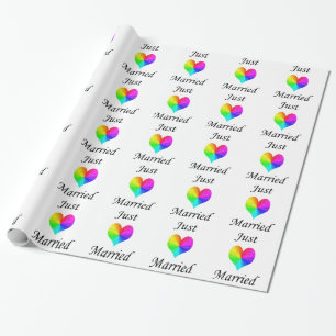 Papier Cadeau Tout juste mariés