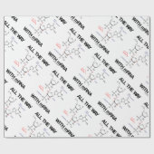 Papier Cadeau Tout Le Chemin Avec L'ARNm Messenger ARN Bio Moléc (Plat)