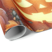 Papier Cadeau Tout le collage Halloween (Coin rond)