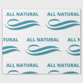 Papier Cadeau Tout le minimalisme naturel Conception écologique (Plat)