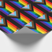 Papier Cadeau Tout le monde est bienvenu ici (Progrès Fierté) Dr (Coin)