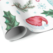 Papier Cadeau tout papier d'emballage de noël (Coin rond)