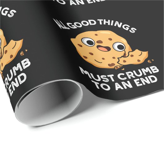 Papier Cadeau Toutes Les Bonnes Choses S'Effondrent Jusqu'À La F (Coin rond)