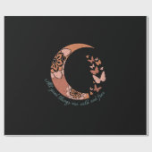 Papier Cadeau Toutes les bonnes choses sont sauvages et libres (Plat)