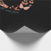 Papier Cadeau Toutes les bonnes choses sont sauvages et libres (Coin)