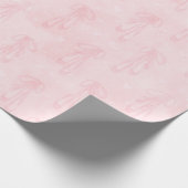 Papier Cadeau Toutes les chaussures Pointe Ballet Rose (Coin)