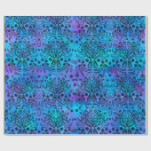 Papier Cadeau Toutes les Occasions Bleu violet Exotique (Plat)