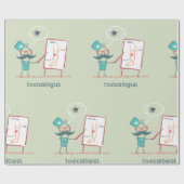 Papier Cadeau Toxicologue (Plat)