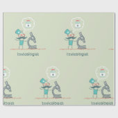 Papier Cadeau Toxicologue (Plat)