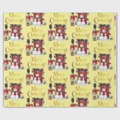 Papier Cadeau Toy British Soldier Bearskin casquette et Snowman (Plat)