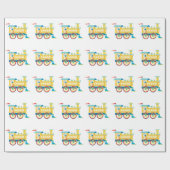 Papier Cadeau Toy Train pour enfants (Plat)