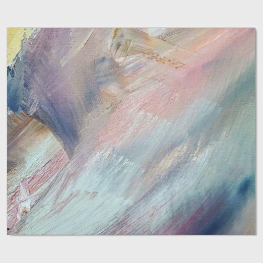 Papier Cadeau Tracé de brosse Abstrait (Plat)