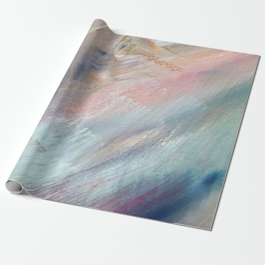 Papier Cadeau Tracé de brosse Abstrait (Déroulé)