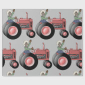 Papier Cadeau Tracteur (Plat)