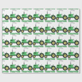 Papier Cadeau Tracteur (Plat)