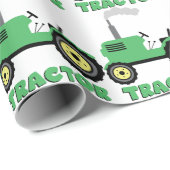Papier Cadeau Tracteur (Coin rond)