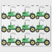 Papier Cadeau Tracteur agricole (Plat)