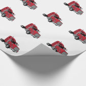 Papier Cadeau Tracteur de Kenworth (Coin)