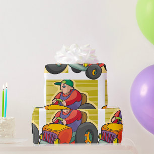 Papier Cadeau Tracteur routier agricole