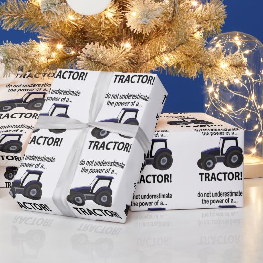 Papier Cadeau Tractor Power Tracteur (Vacances)