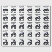Papier Cadeau Tractor Power Tracteur (Plat)