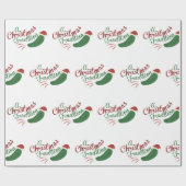 Papier Cadeau Tradition de Noël (Plat)