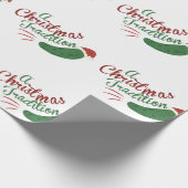 Papier Cadeau Tradition de Noël (Coin)