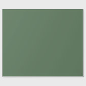 Papier Cadeau Traditionnel -Vert (Plat)