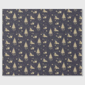 Papier Cadeau Traditions de Noël (Plat)