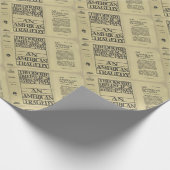 Papier Cadeau Tragédie américaine - 1926 camisole de force (Coin)