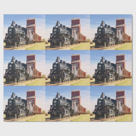 Papier Cadeau Train 1 (Plat)