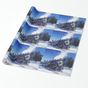 Papier Cadeau Train 3