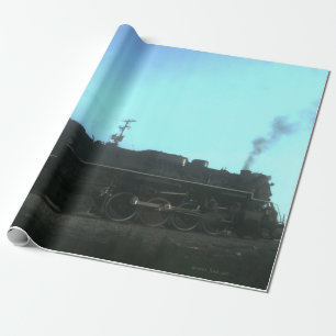 Papier Cadeau Train à vapeur