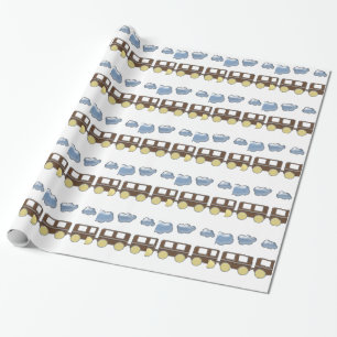 Papier Cadeau Train Choo Choo