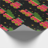 Papier Cadeau Train de Noël (Coin)