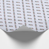 Papier Cadeau Train de Noël (Coin)
