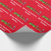 Papier Cadeau Train de Noël (Coin)